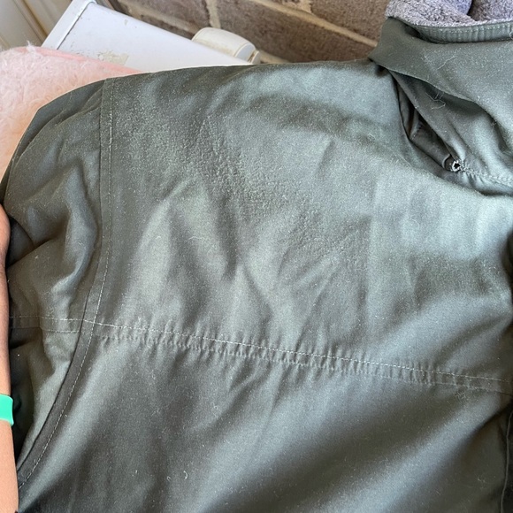 LL Bean 2 in 1 Full Zip Jacket Coat w/ Zip Fleece Liner Mens Green Sz  XL - Picture 6 of 7